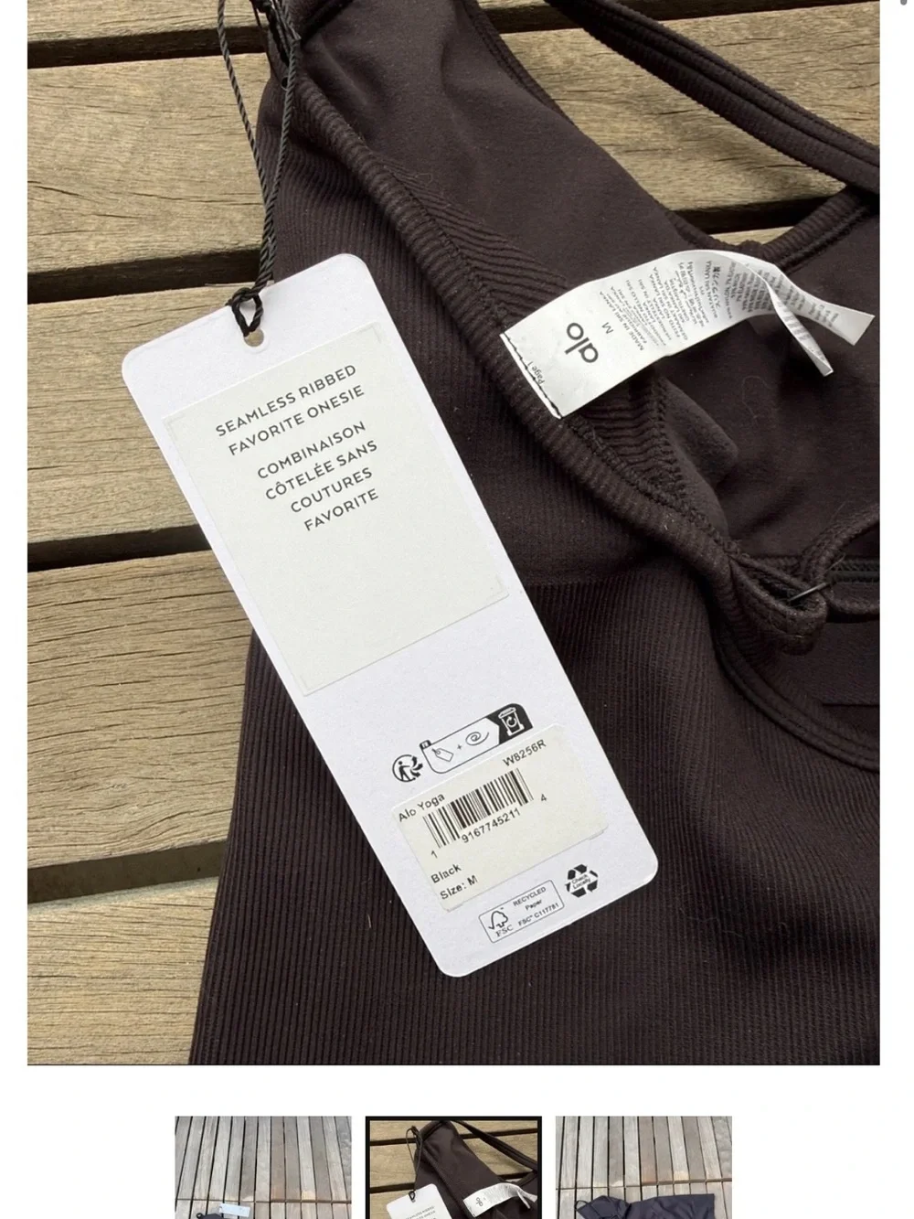 ALO Yoga Seamless Ribbed Favorite Onesie